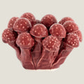 Waxinehouder shroom burgundy
