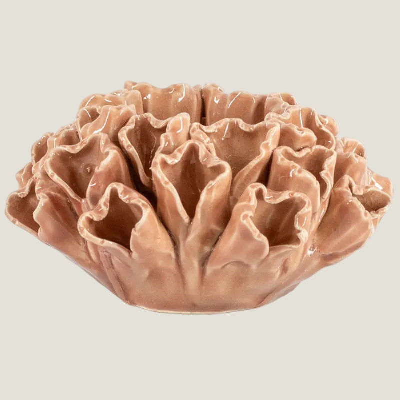 Theelichthouder buds sandstone