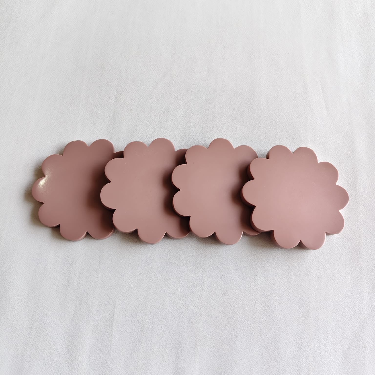 Onderzetter set 5 Mauve-taupe
