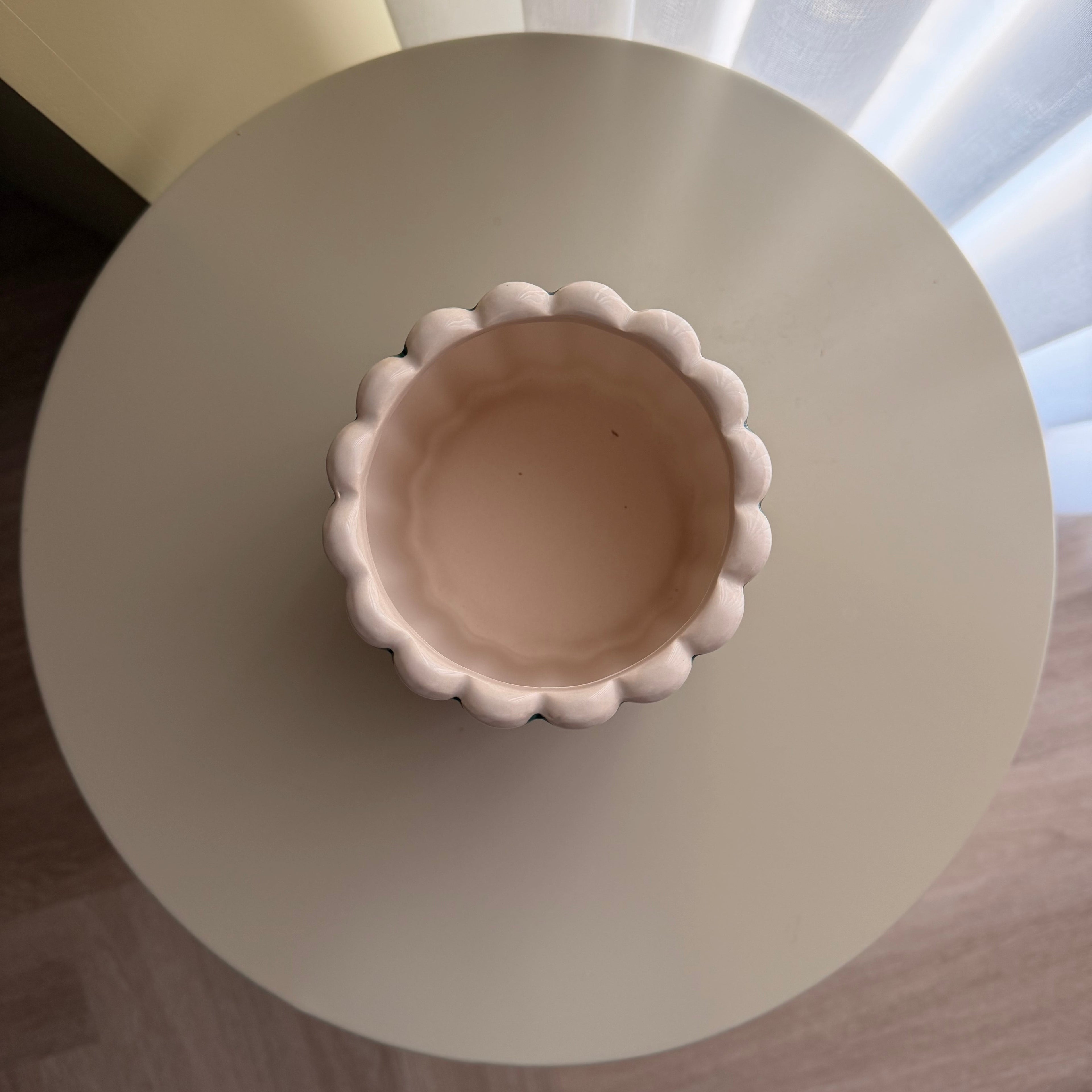 Bloempot Stripes groen