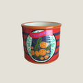 Bloempot rood/oranje mini