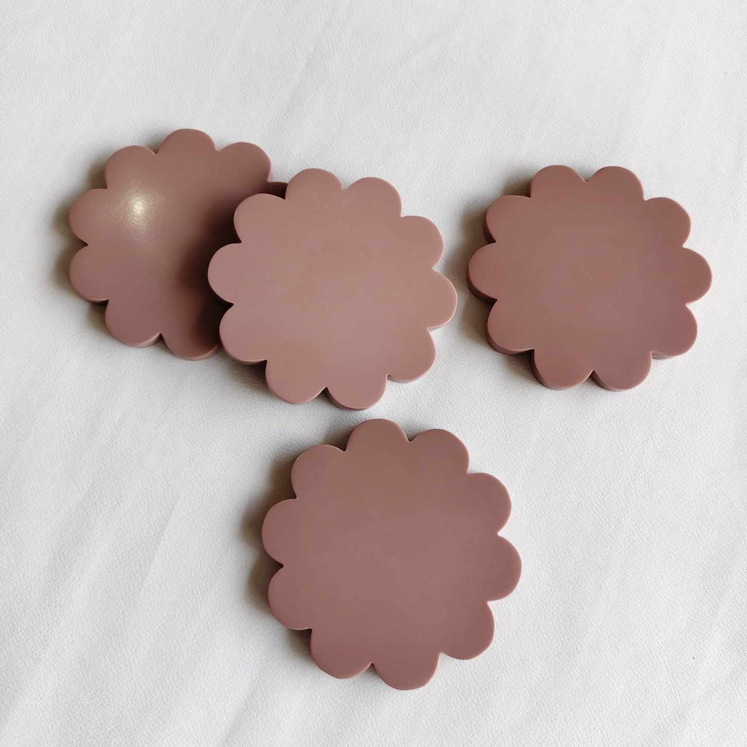 Onderzetter set 5 Mauve-taupe