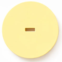 Basishouder MUUS - pastelgeel