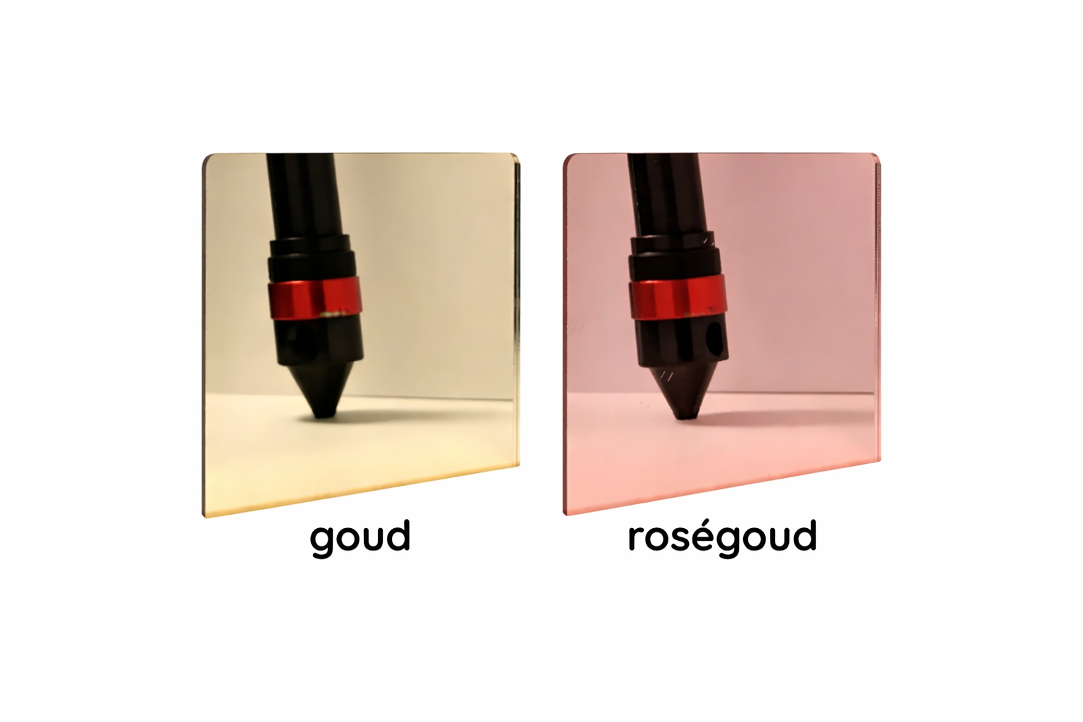 Spiegeltje MUUS - goud