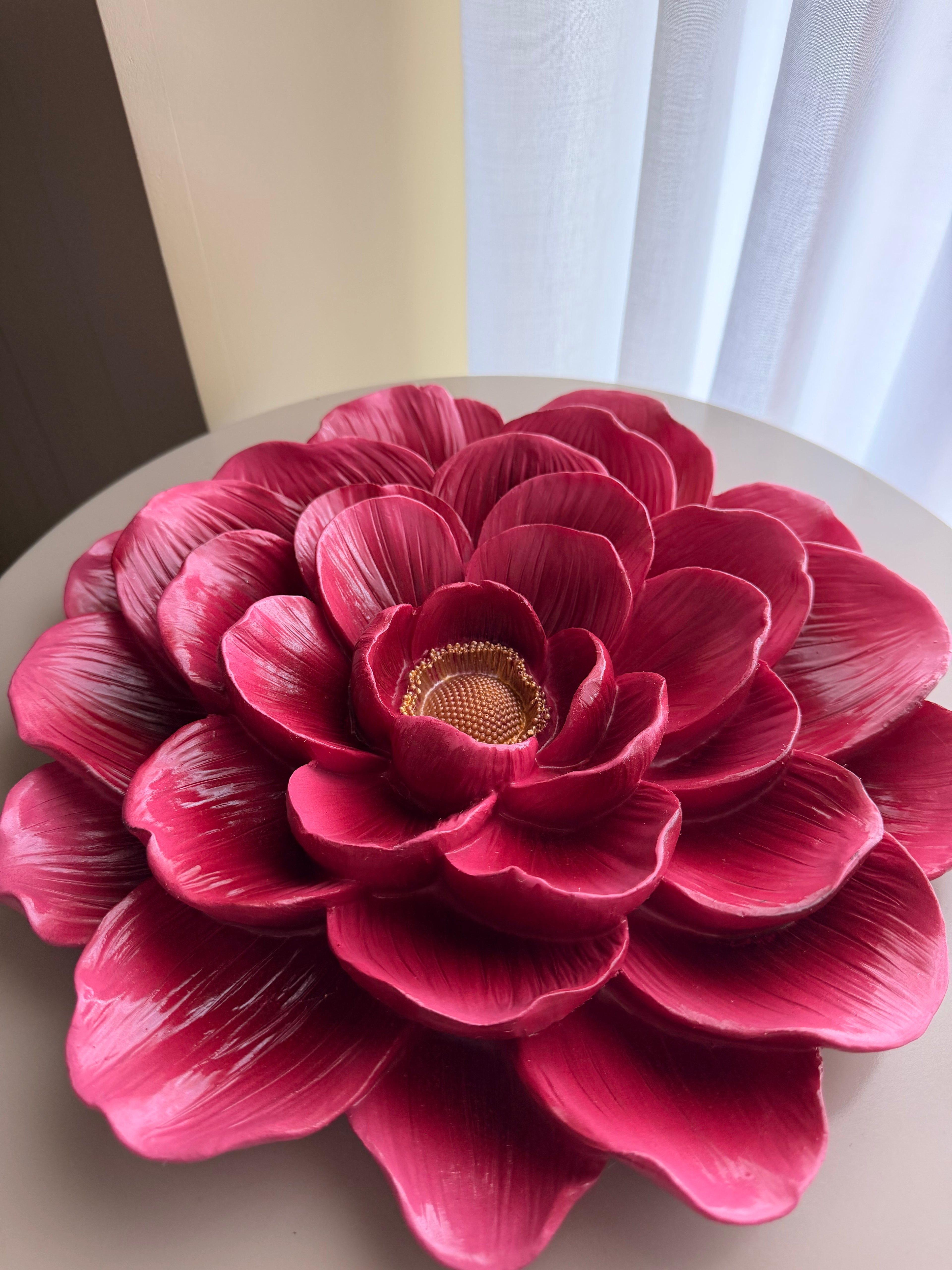 Wanddecoratie bloem dahlia