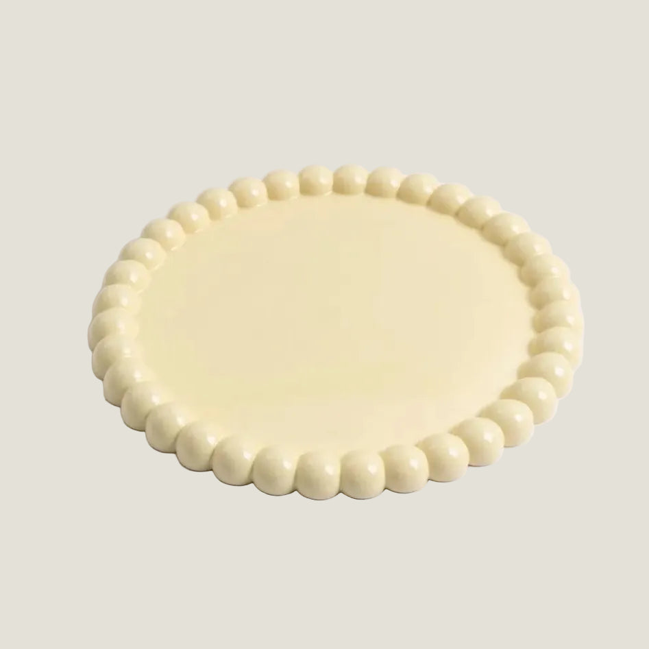 PRE-ORDER Plateau dots butter yellow