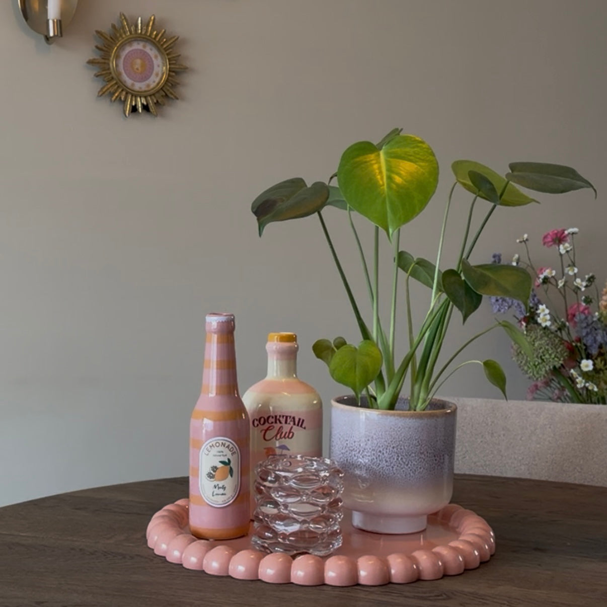 PRE-ORDER Plateau dots peachy
