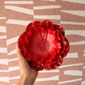 Wandbloem middel rood