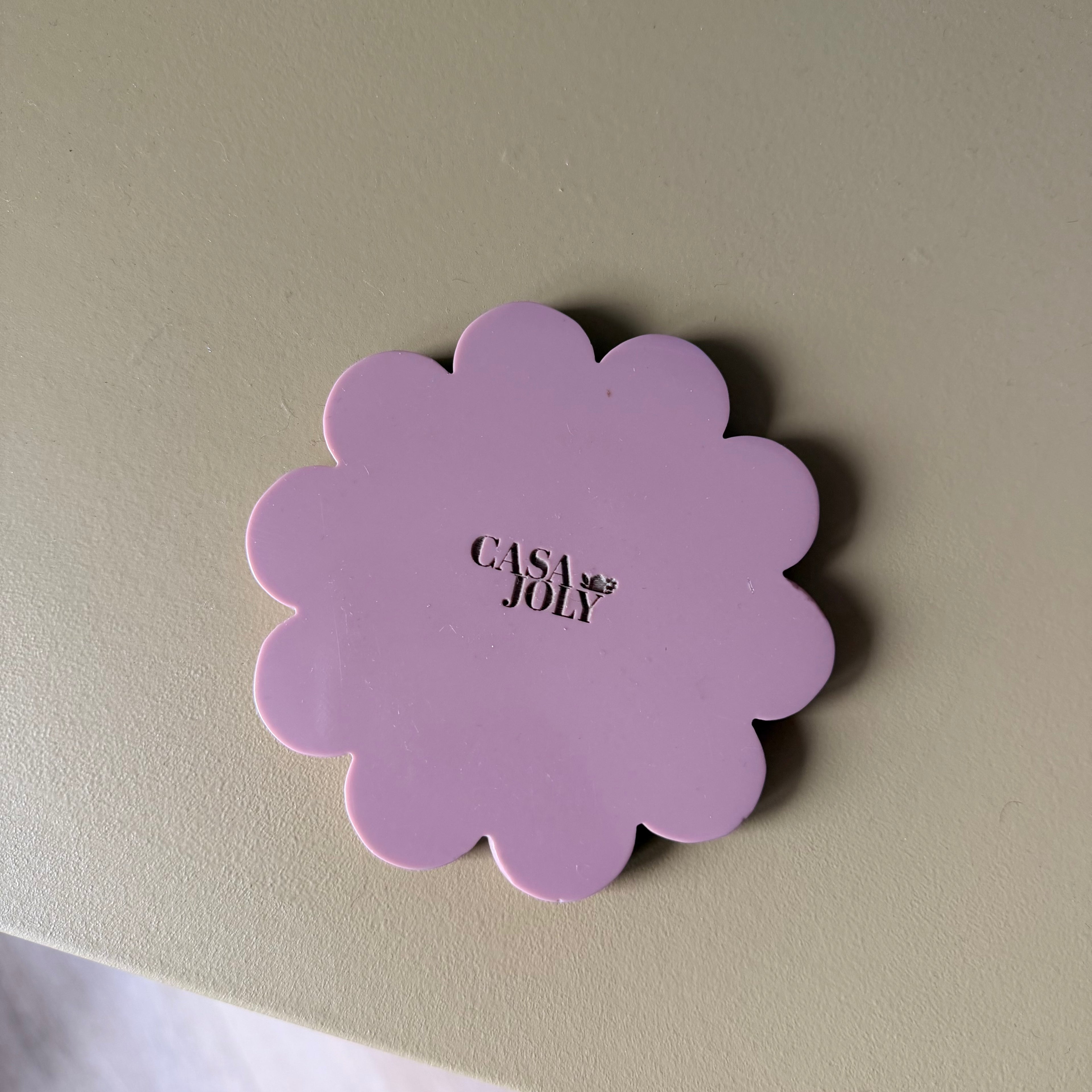 Onderzetter set 3 licht roze 3 mauve