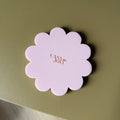 Onderzetter set 3 licht roze 3 mauve