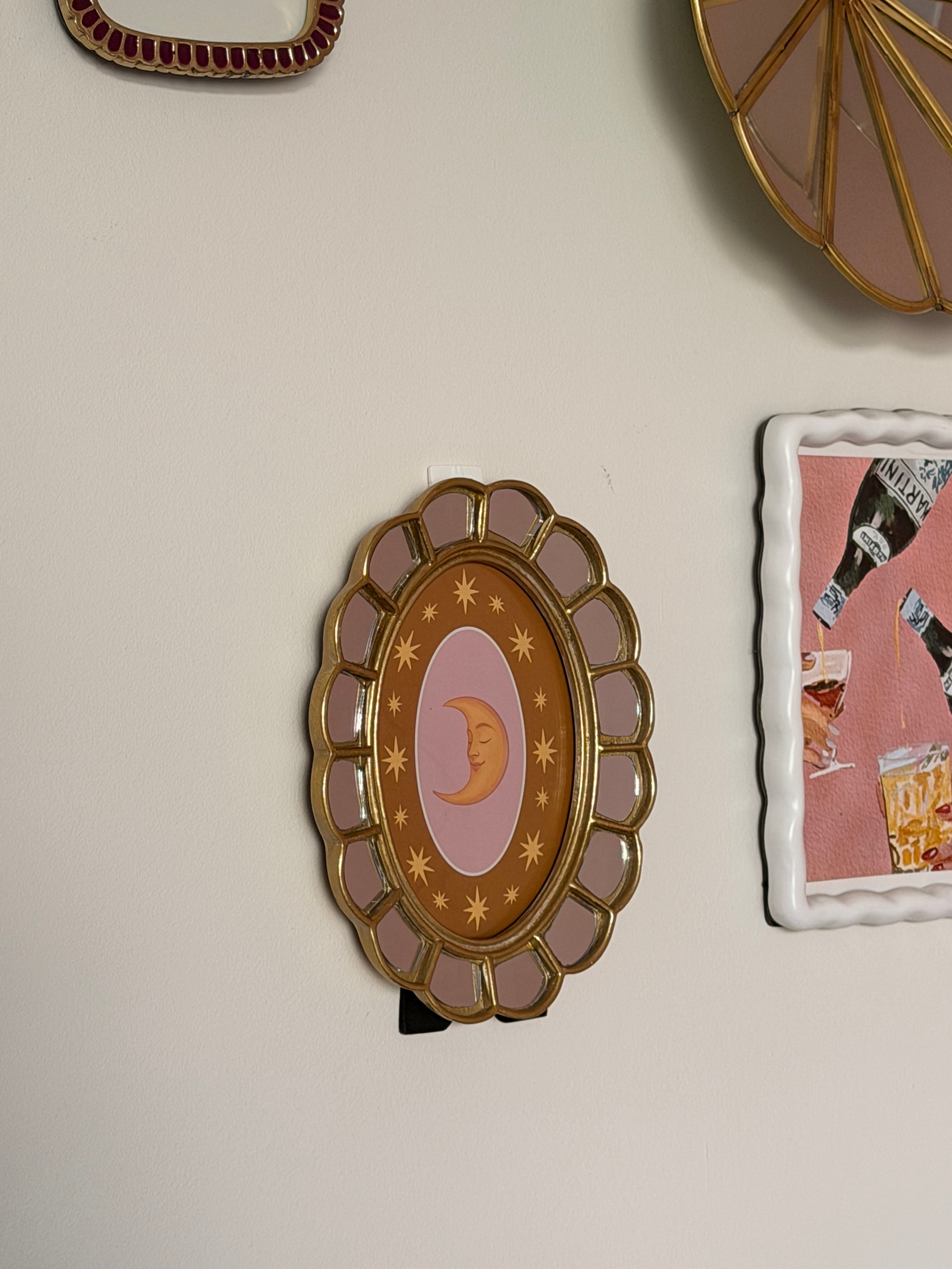 Fotolijst spiegel maan