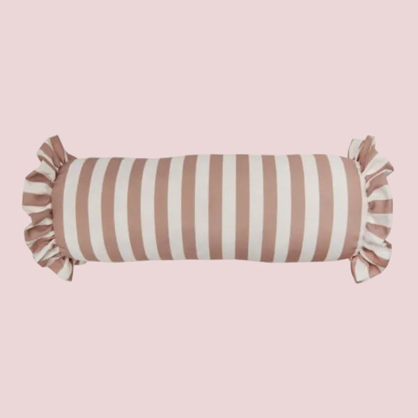 Kussen stripes roze