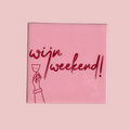 Tegeltje - wijn weekend