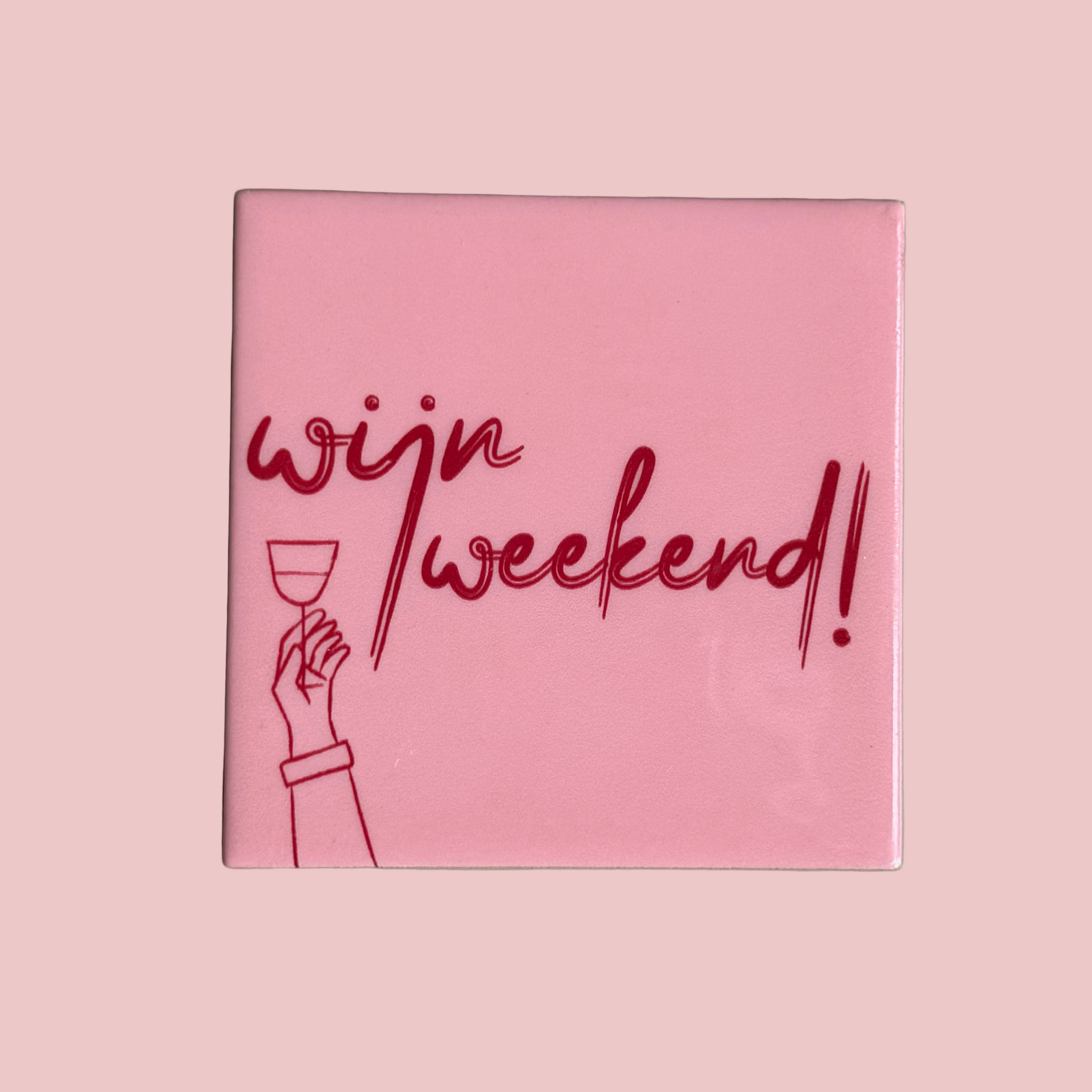 Tegeltje - wijn weekend