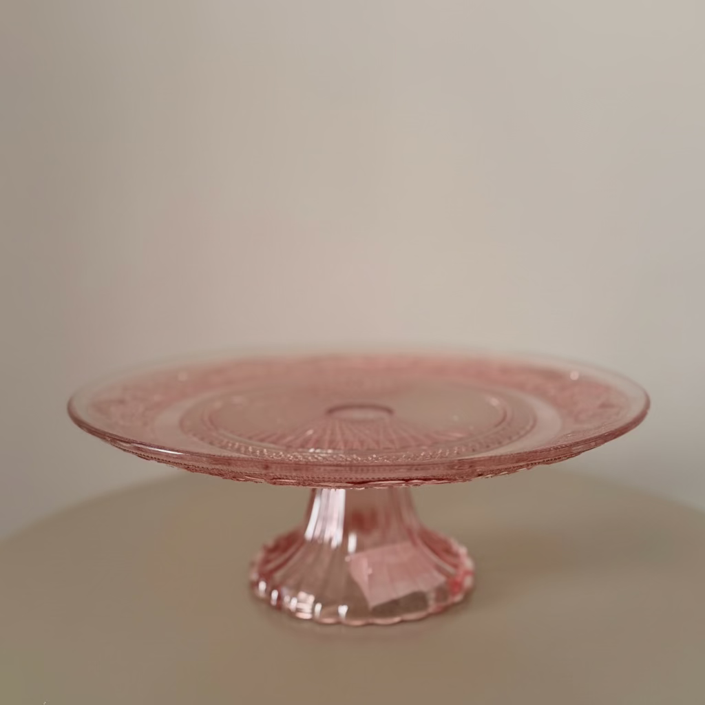 Serveer plateau roze