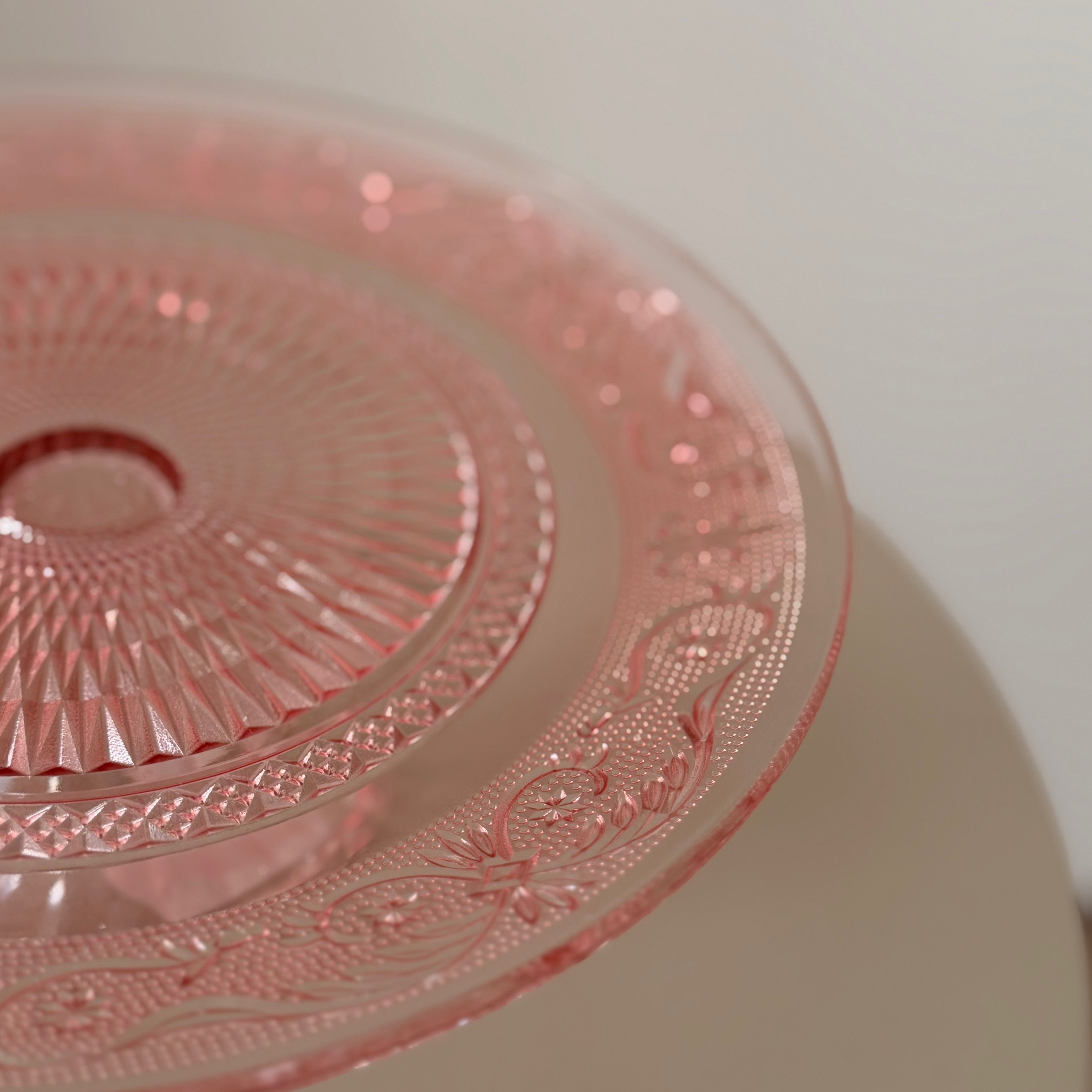 Serveer plateau roze