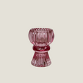 2-in-1 kaarshouder glas roze