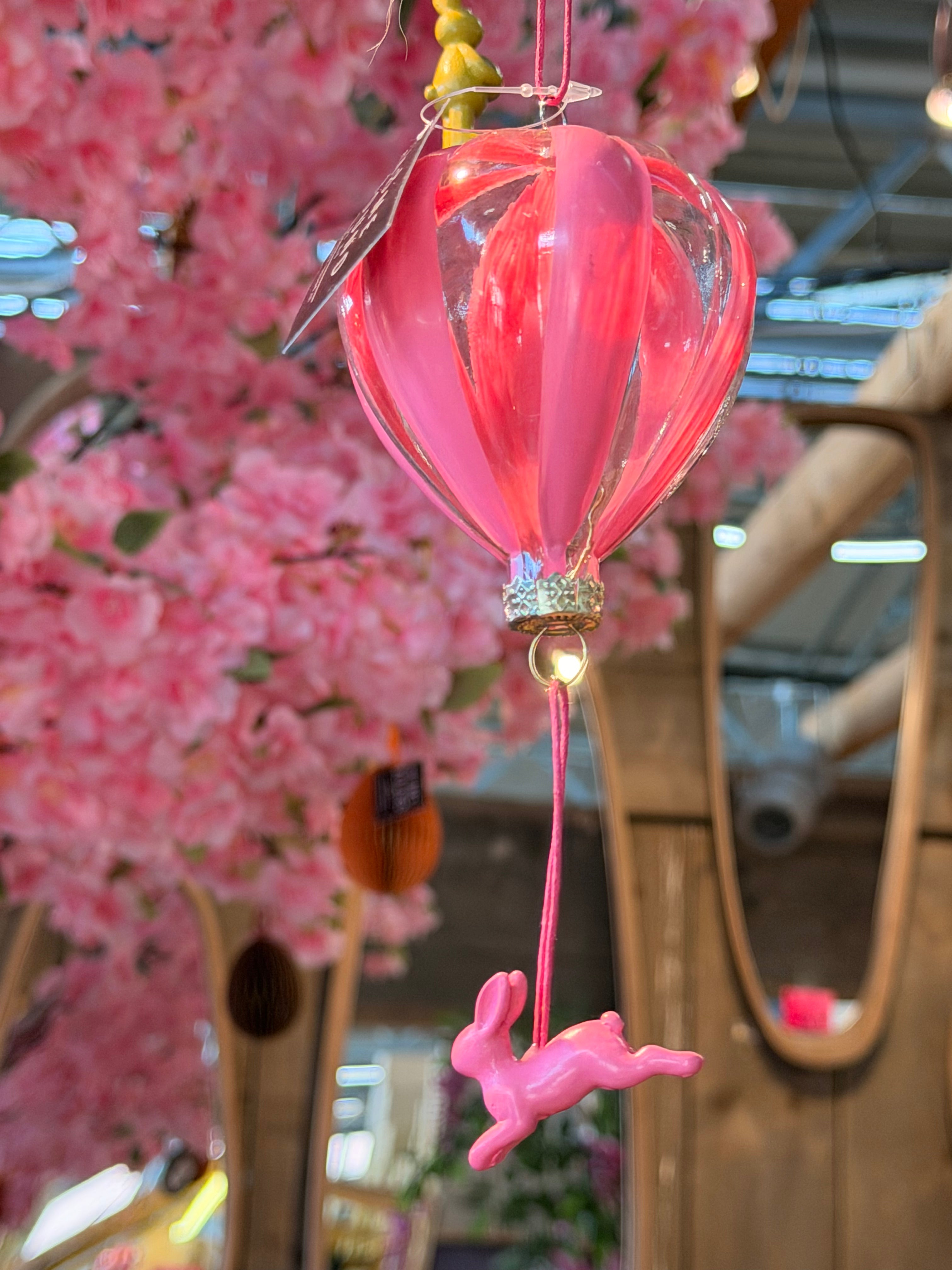 Paashanger luchtballon - fuchsia