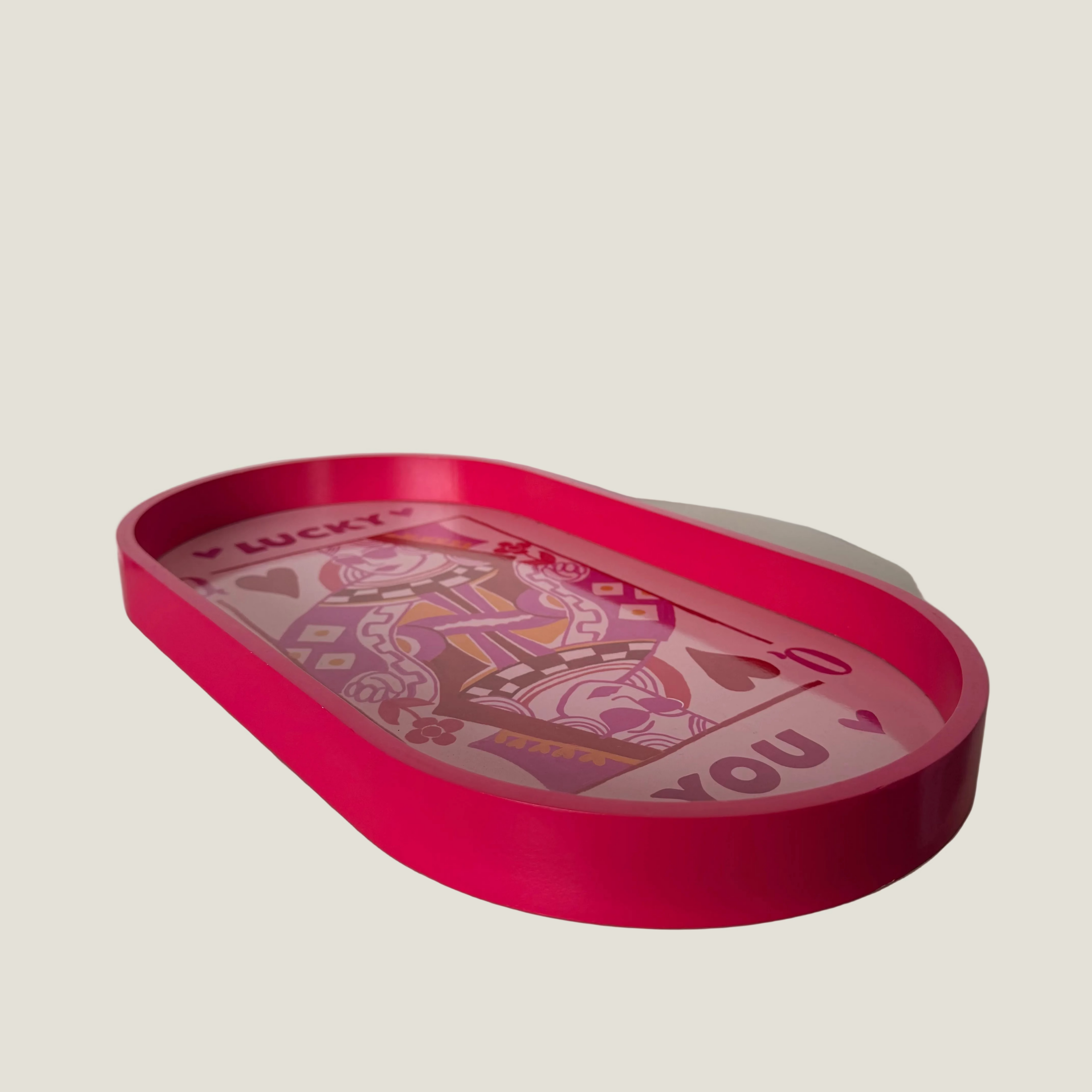 Tray ovaal - lucky you