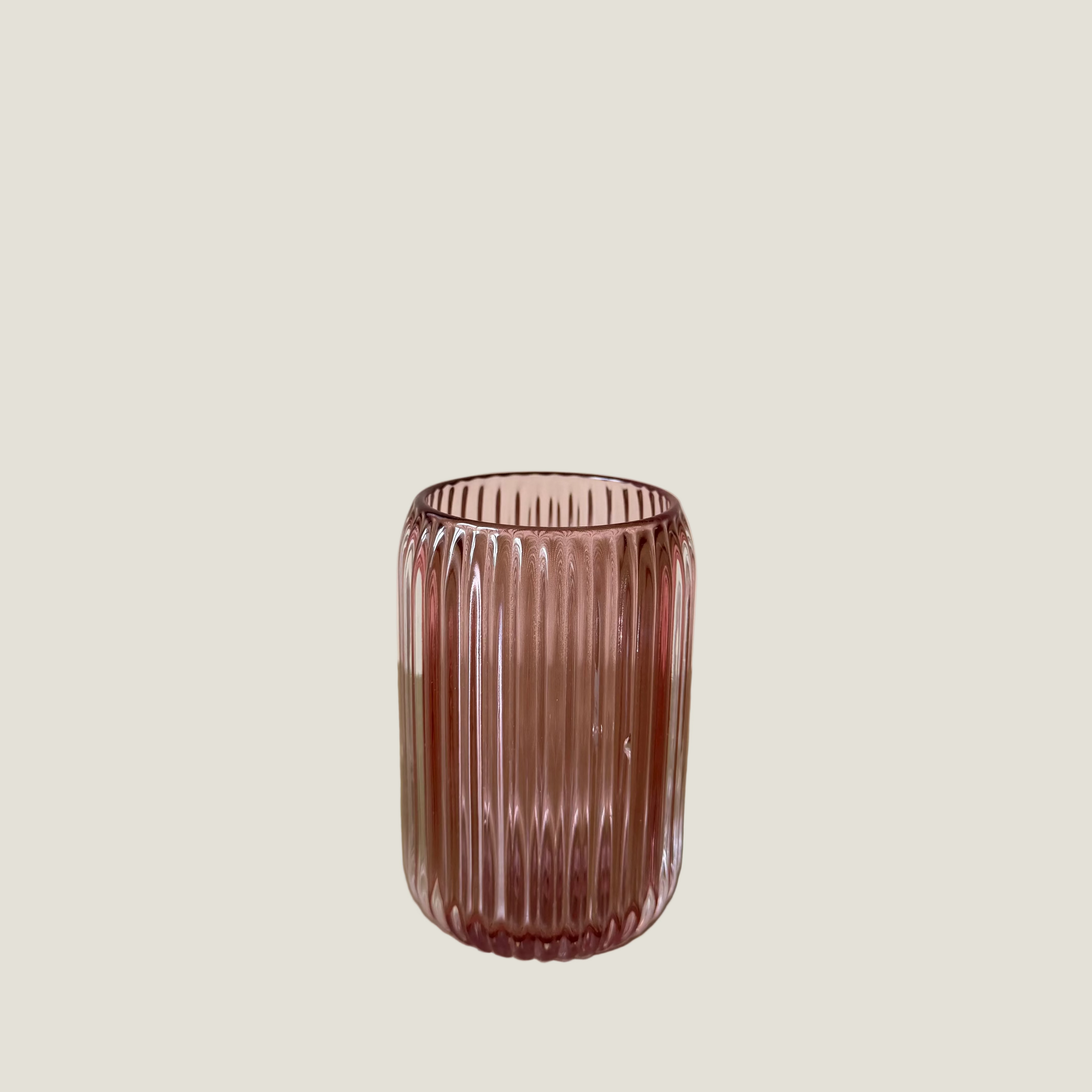 Kaarshouder stripes roze
