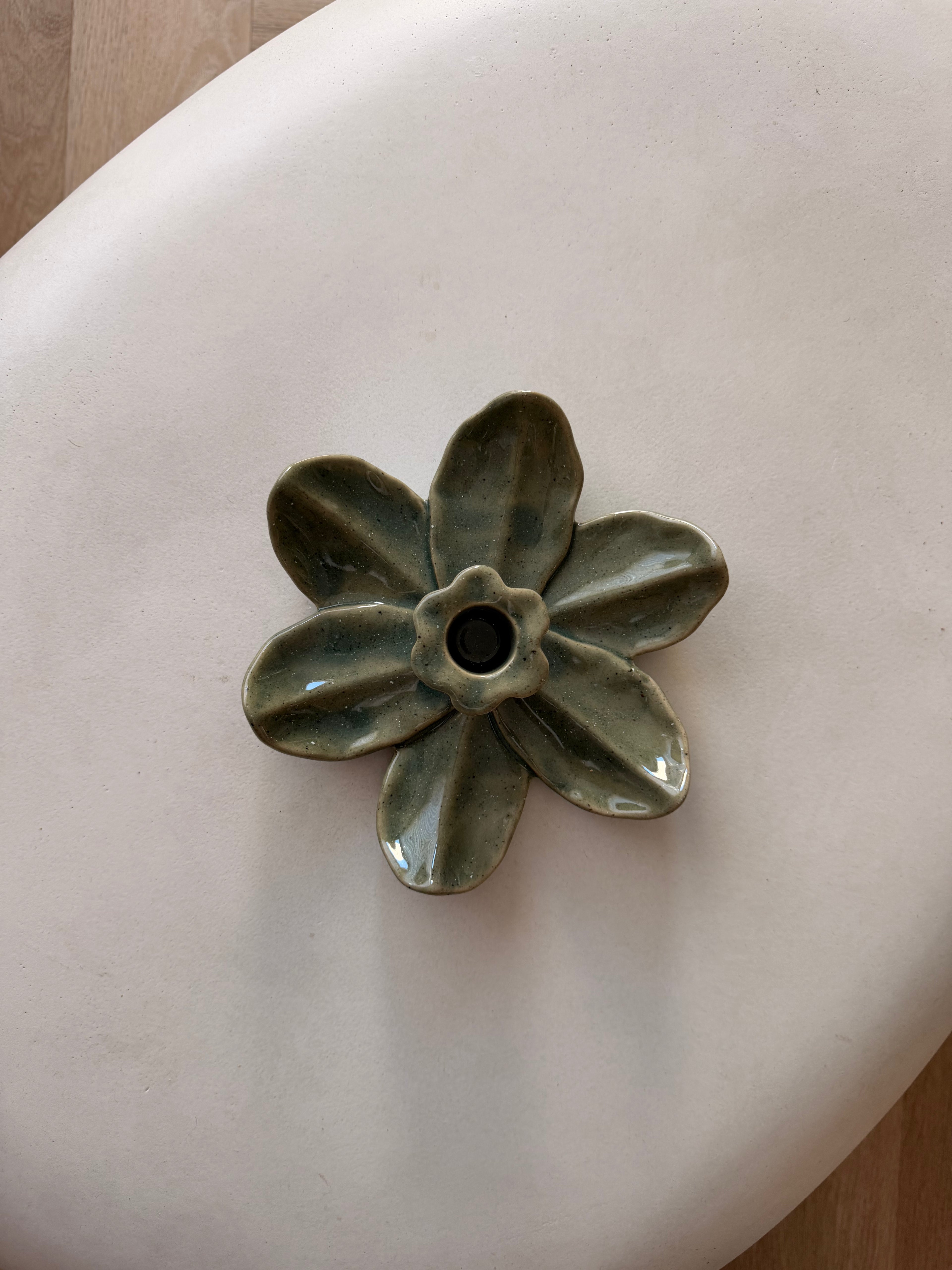 Kandelaar bloem groen