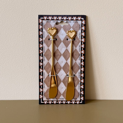 Botermesjes hearts set