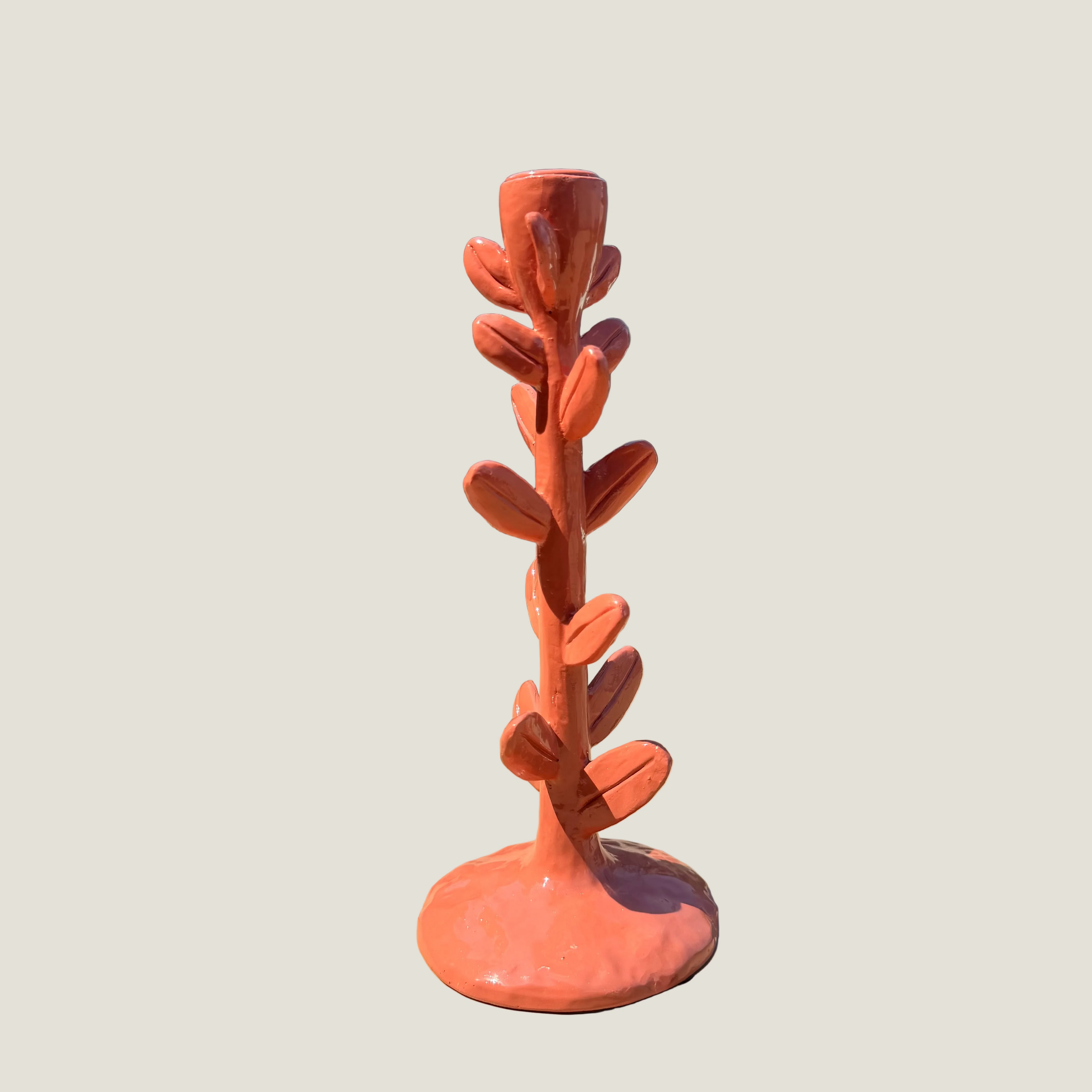 Kandelaar leafs dusty pink
