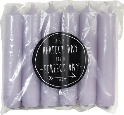 Rustik Lys - dinerkaars lavender (6 stuks)