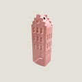 Vaas roze huis